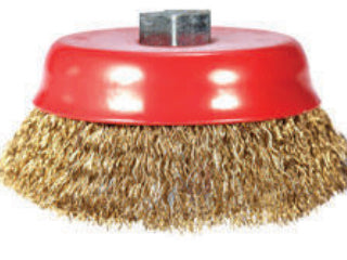 מברשת כוס פלדה שיער מוזהב " 3 ו -5