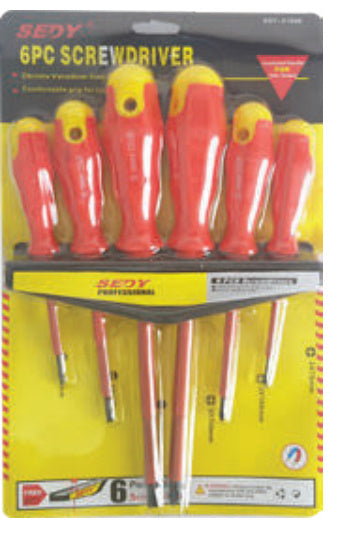 סט מברגים מבודדים 6 יח